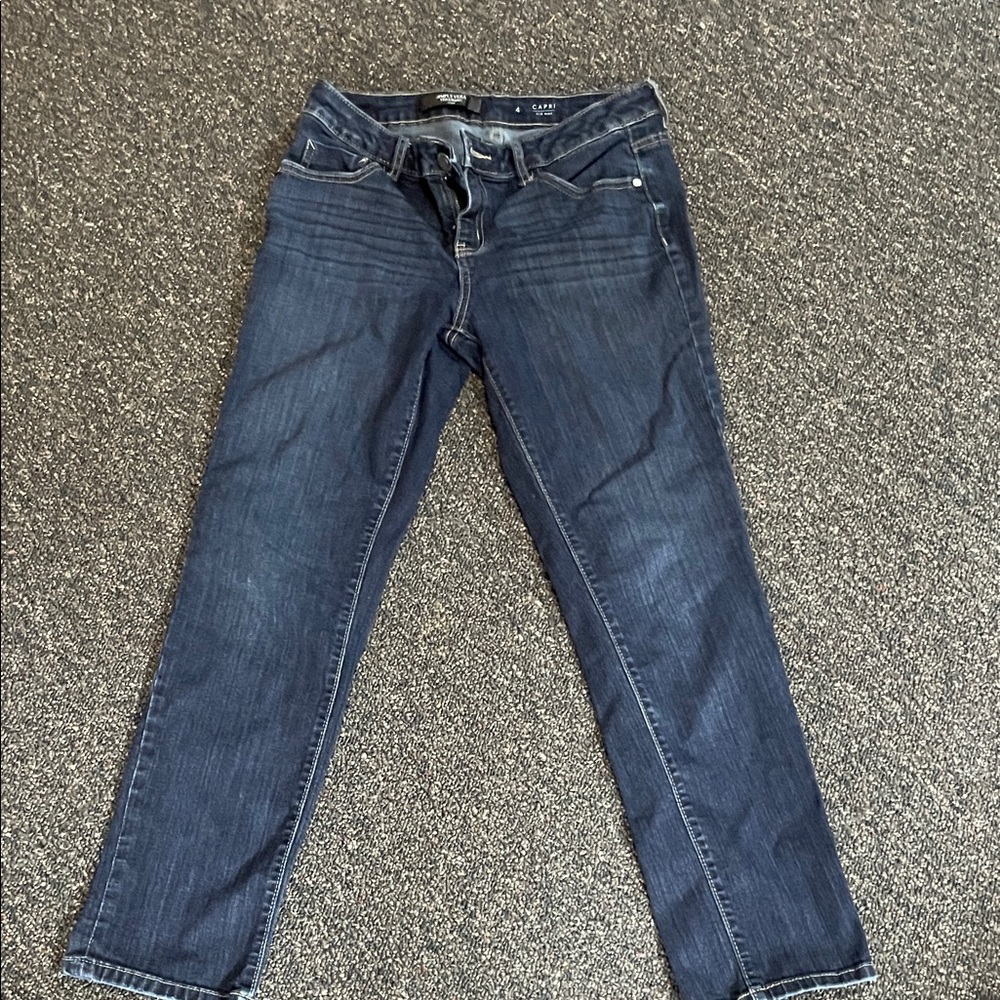 Simply Vera Vera Wang Dark Blue Straight Leg Jeans